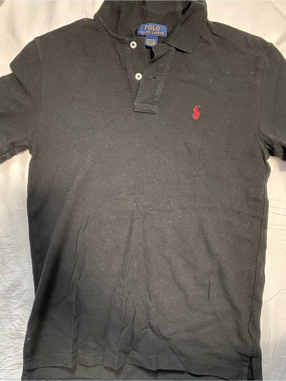 Polo by Ralph Lauren Black Polo with Red Pony
